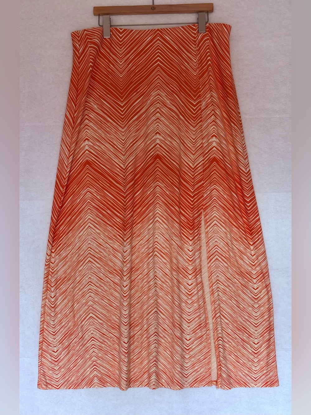 Tommy Bahama Orange Maxi Skirt XL